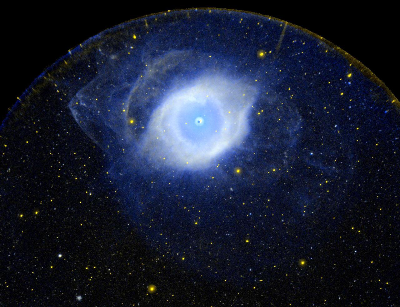 Helix Nebula (NGC 7293) — the nearest planetary nebula to Earth, imaged in ultraviolet by NASA's Galaxy Evolution Explorer